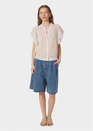 Vinsa s voile top Light Pink Neo Noir 